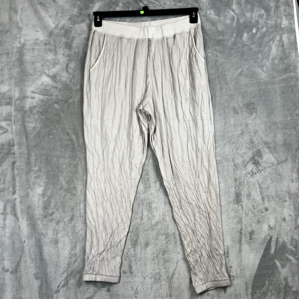 Barefoot Dreams‎ CozyChic Lite Jogger Pants Cream Comfy Lounge Medium